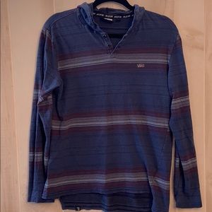 VANS men’s hooded long sleeve shirt